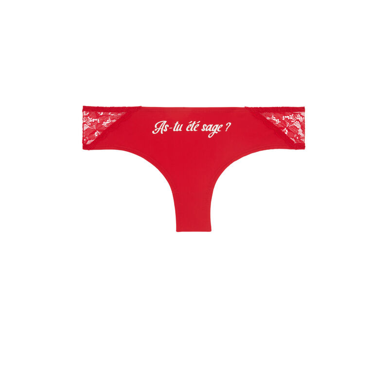 Braguita culotte de micro con mensaje listoniz Braguita culotte de micro con mensaje listoniz;