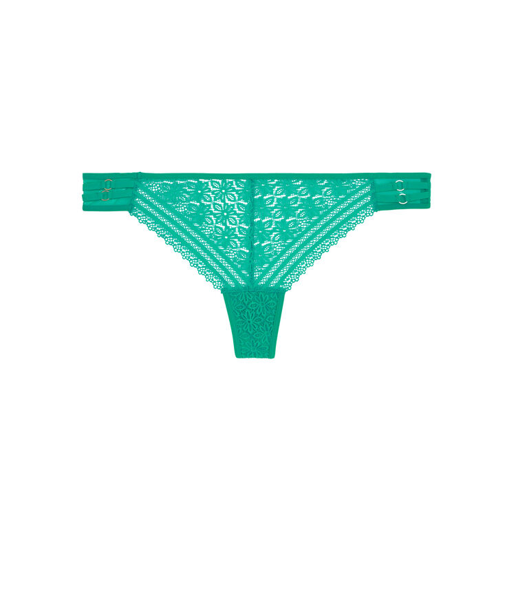 Braguita tanga verde esmeralda triasiz verde.