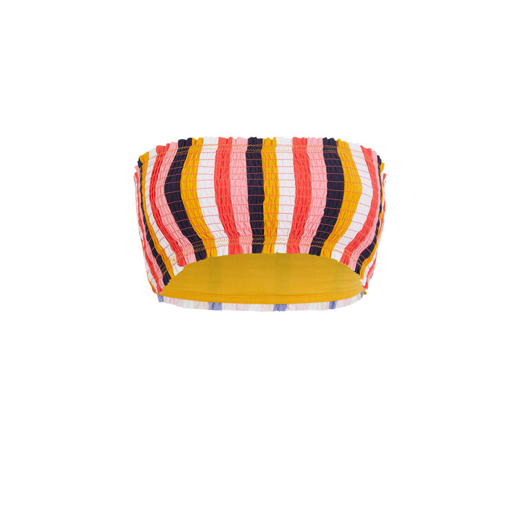 Top de bikini multicolor bonirayiz azul.
