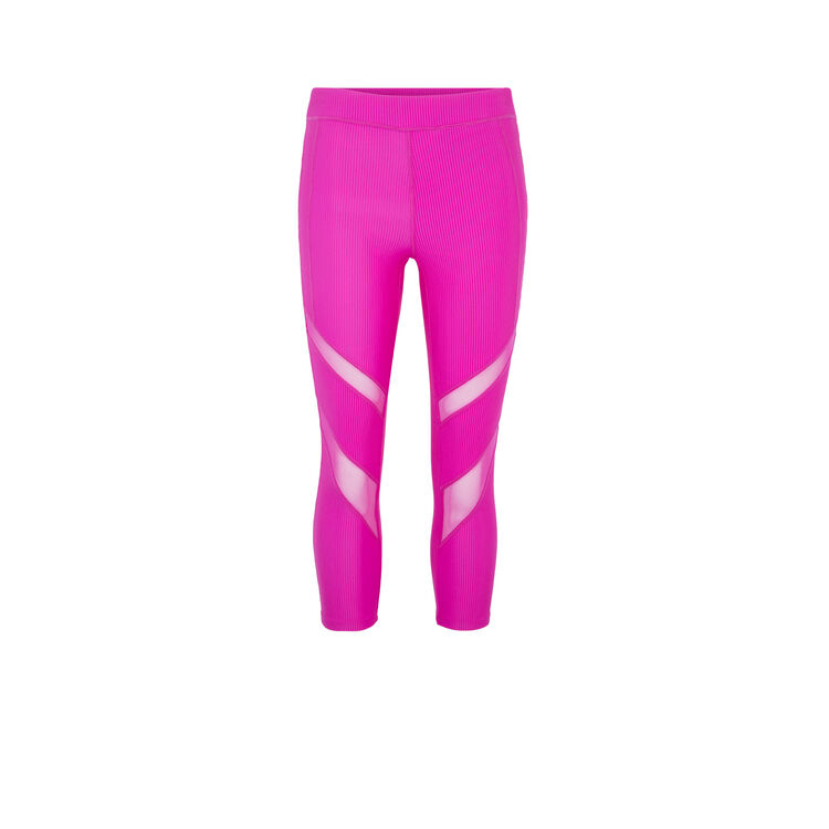 Leggings cortos deportivos de micro sportgirliz fucsia.