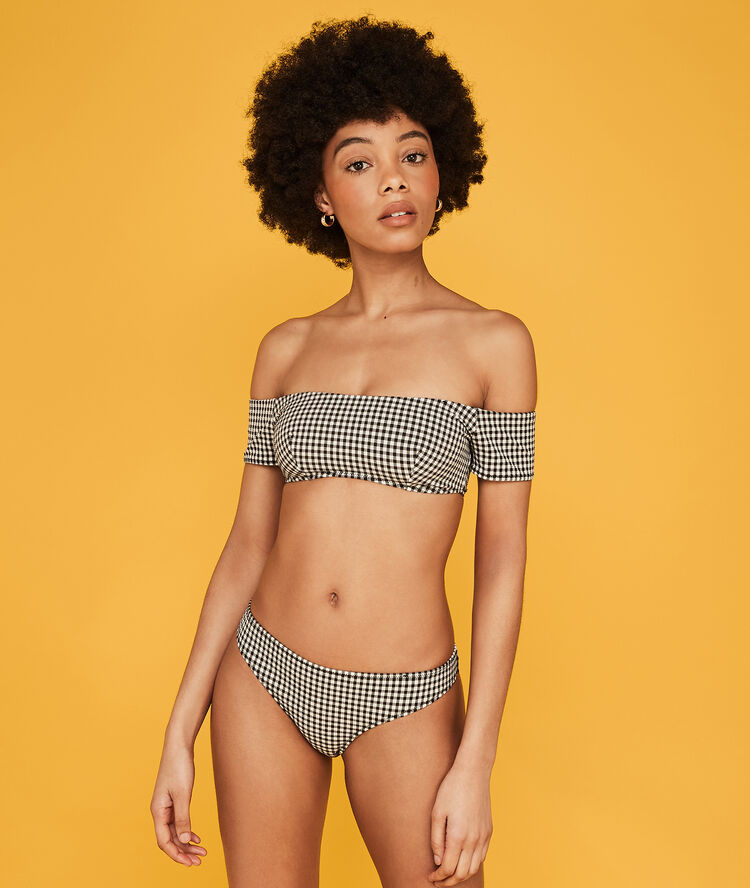 Top de bikini con hombros descubiertos victoriz noir.