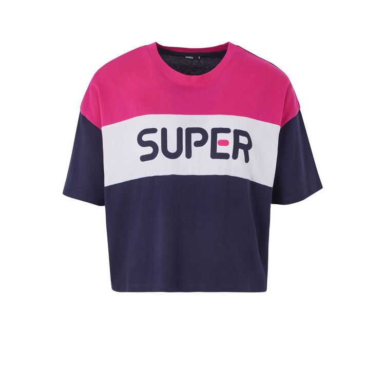 Top super hypesupiz azul marino.