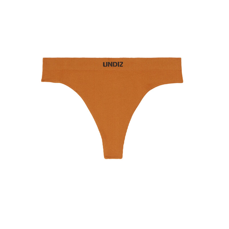 braguita tanga sin costuras de talle alto - marrón braguita tanga sin costuras de talle alto - marrón;