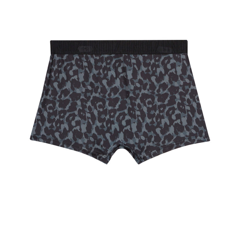 bóxer con estampado de leopardo - negro bóxer con estampado de leopardo - negro;