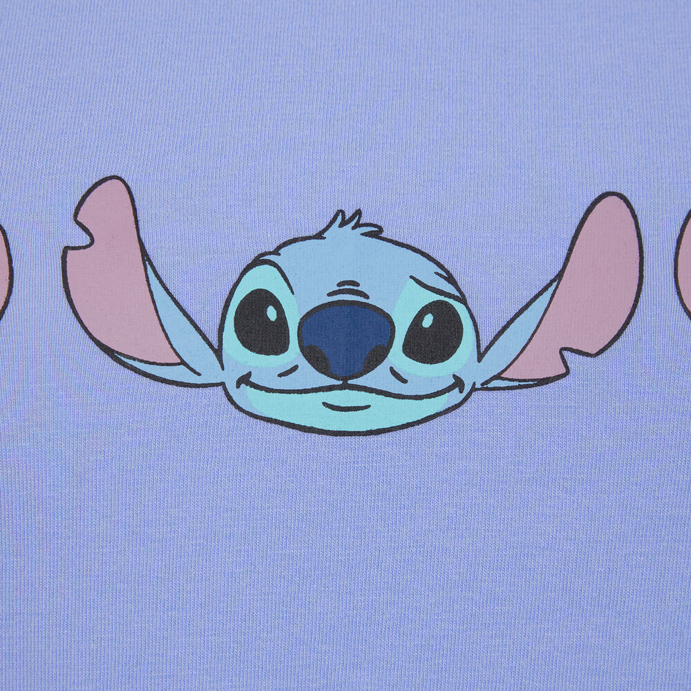 Top con tirantes finos stitch - violeta morado.
