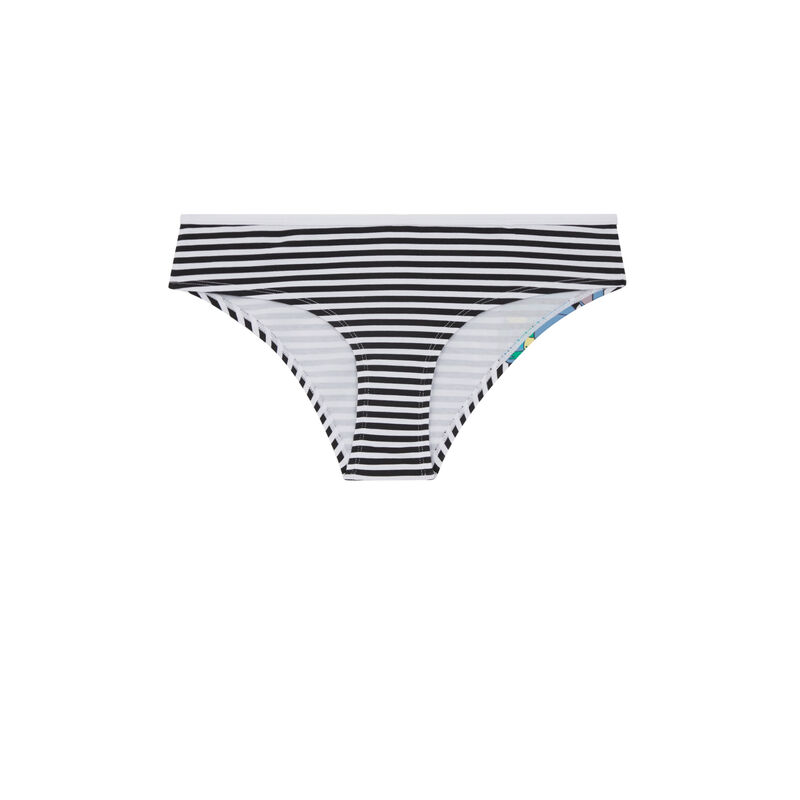 Braguita culotte a rayas Stitch - negra Braguita culotte a rayas Stitch - negra;