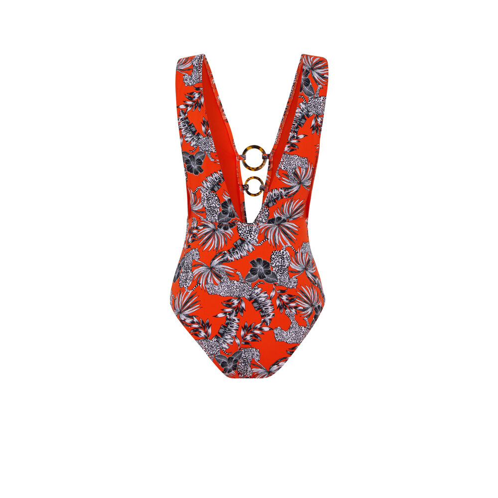 Bañador de una sola pieza estampado - rojo rojo.