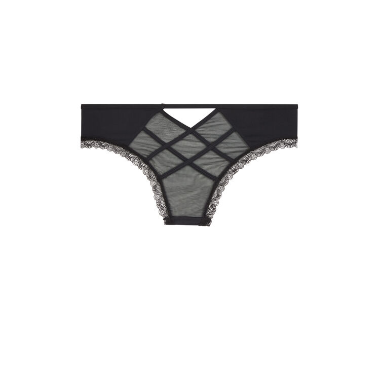 Braguita culotte con microdetalles y cordones rouissexiz Braguita culotte con microdetalles y cordones rouissexiz;