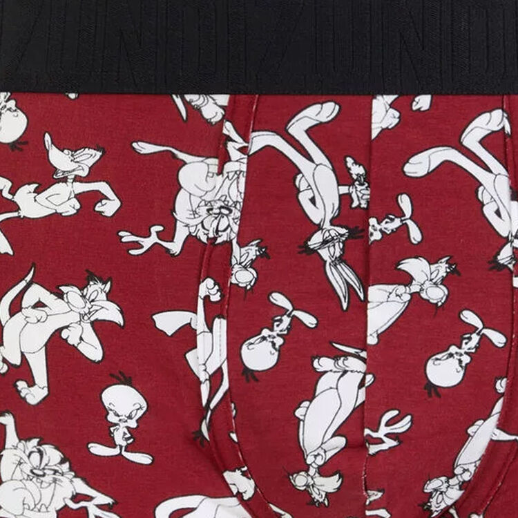 Bóxer de algodón con estampado de Piolín y Silvestre looneviz Bóxer de algodón con estampado de Piolín y Silvestre looneviz;