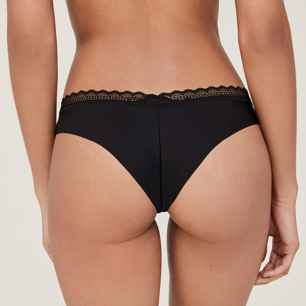 Braguita brasileña de microfibra shomiz negro.