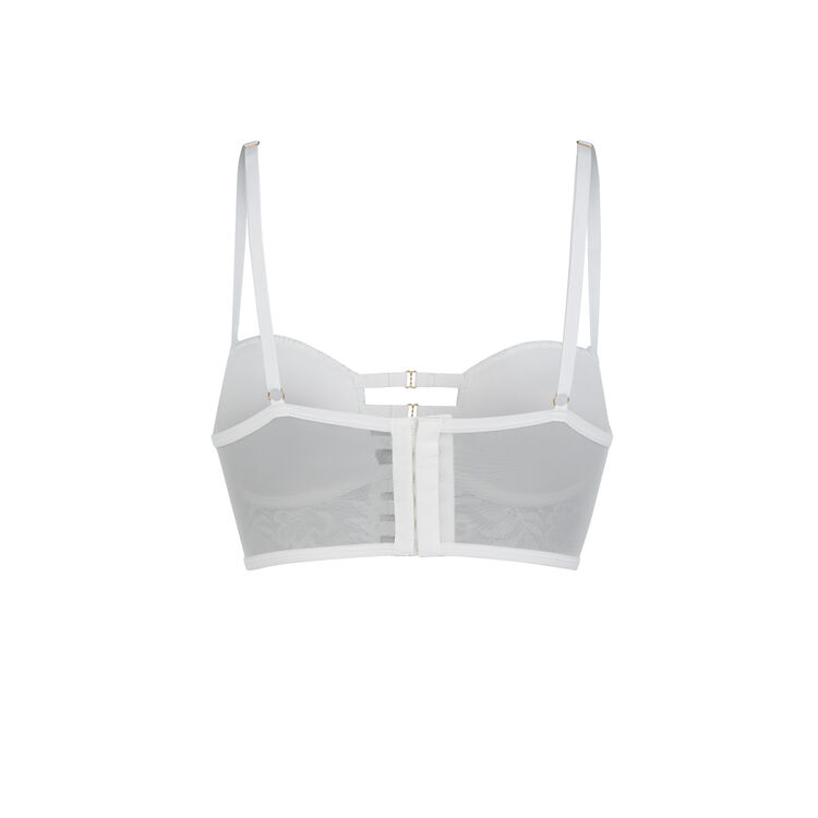 Sujetador bustier blanco con relleno Urbaniz Sujetador bustier blanco con relleno Urbaniz;