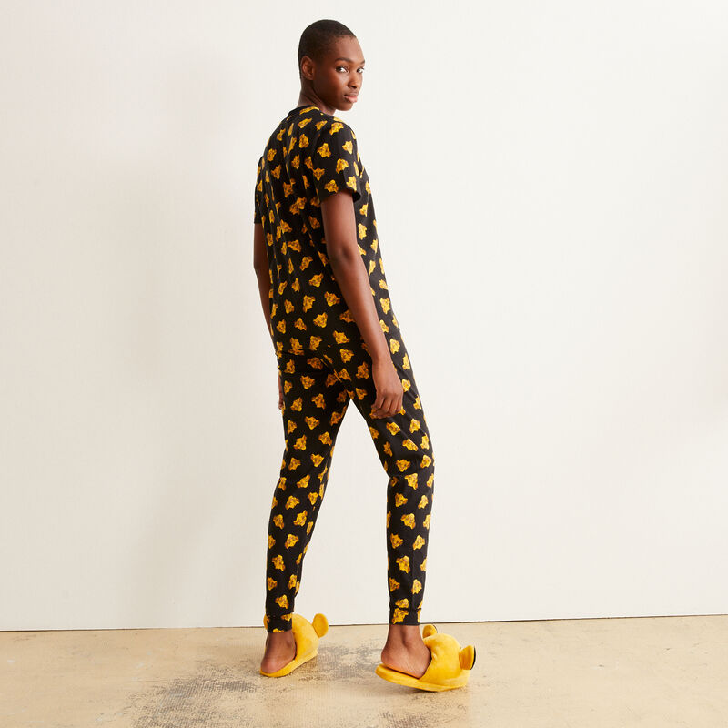 Pantalón con motivos de Simba - negro Pantalón con motivos de Simba - negro;