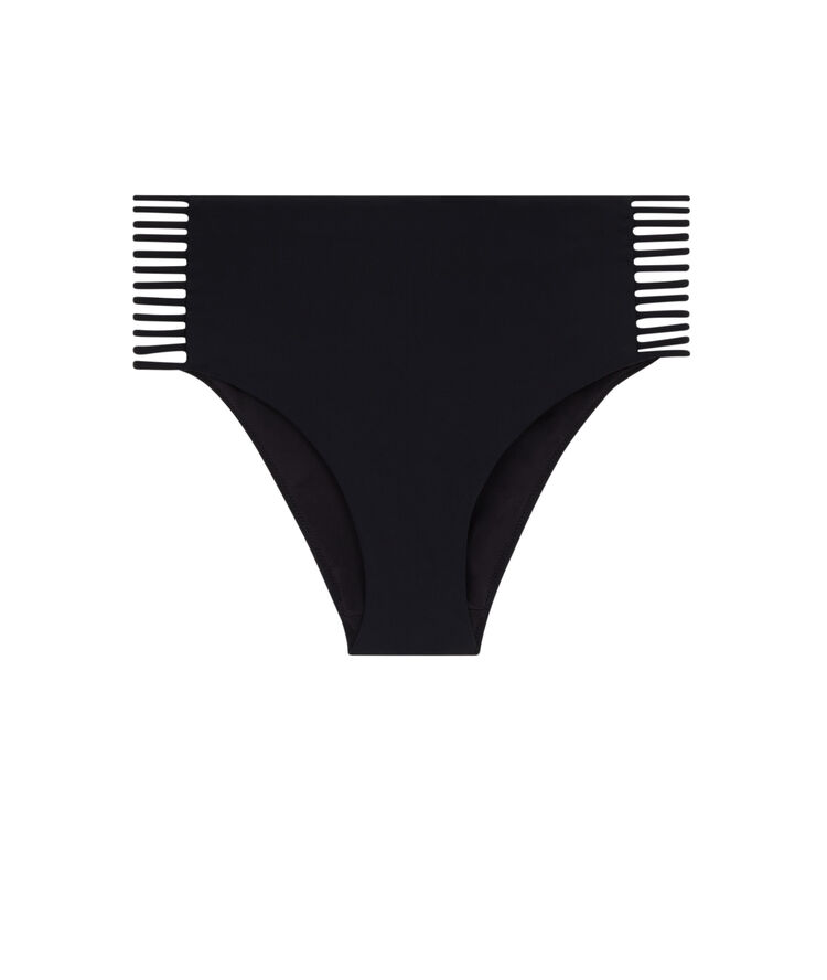 Parte de abajo de bikini braguita de talle alto - negro negro.
