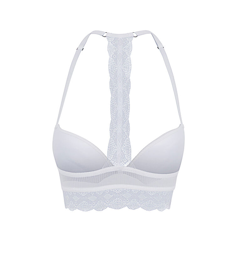 Sujetador push-up blanco monoskiz blanco.
