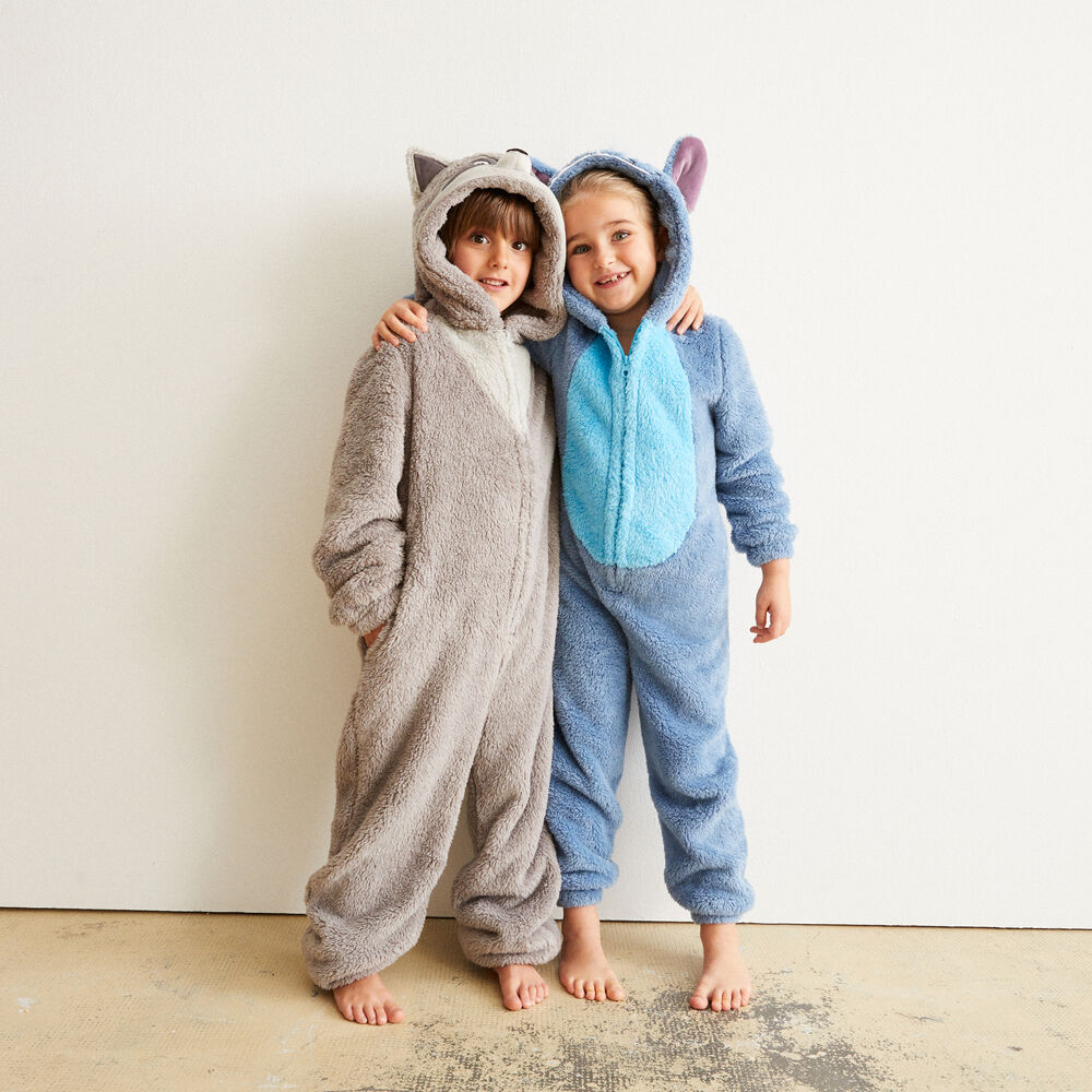 Mono kid stitch - azul azul.