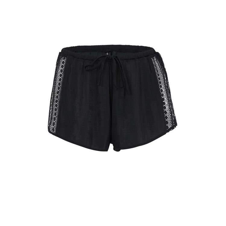 PANTALONES CORTOS NEGROS BIJOUTIZ LACIZ PANTALONES CORTOS NEGROS BIJOUTIZ LACIZ;