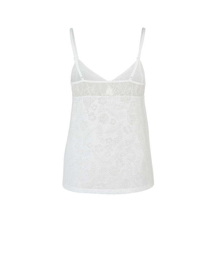 Top blanco tropaliz blanc.