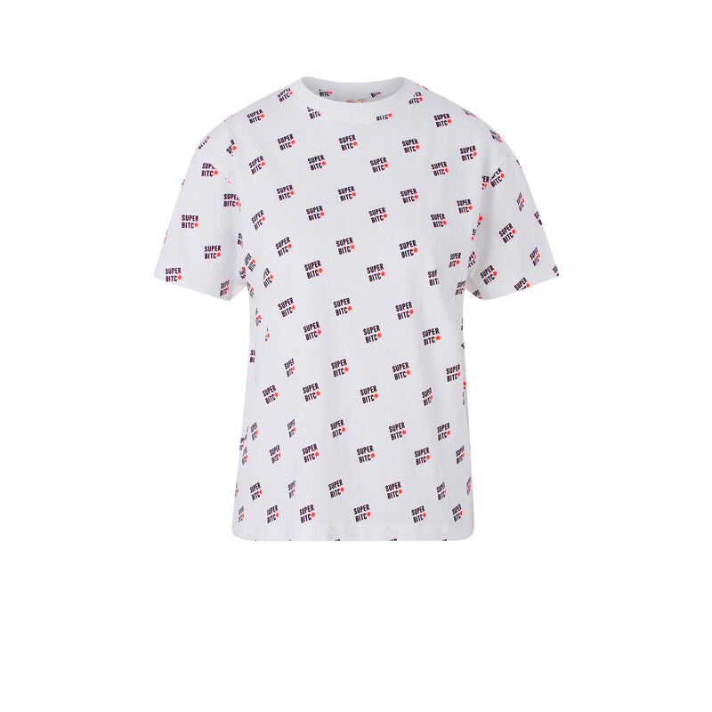 Top con estampado bitchiz Top con estampado bitchiz;