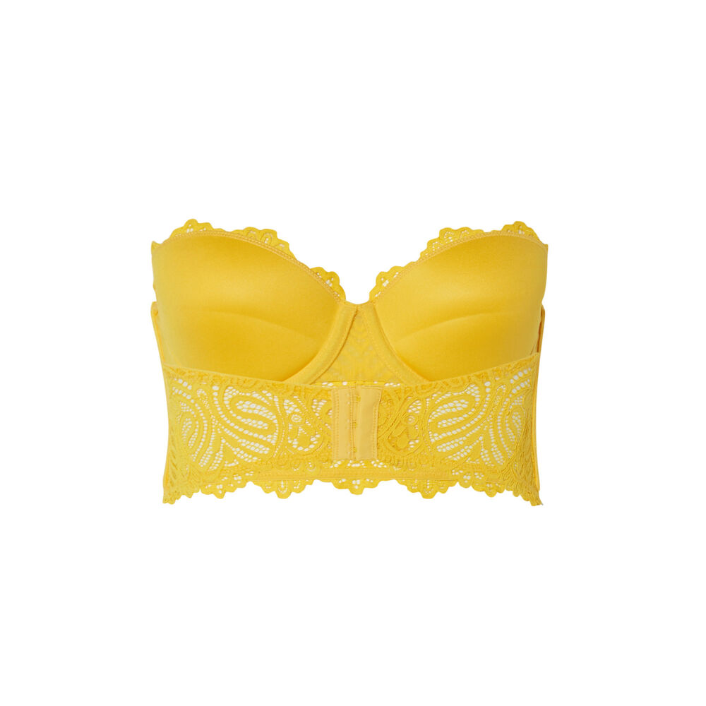 Sujetador corpiño push-up - amarillo amarillo.