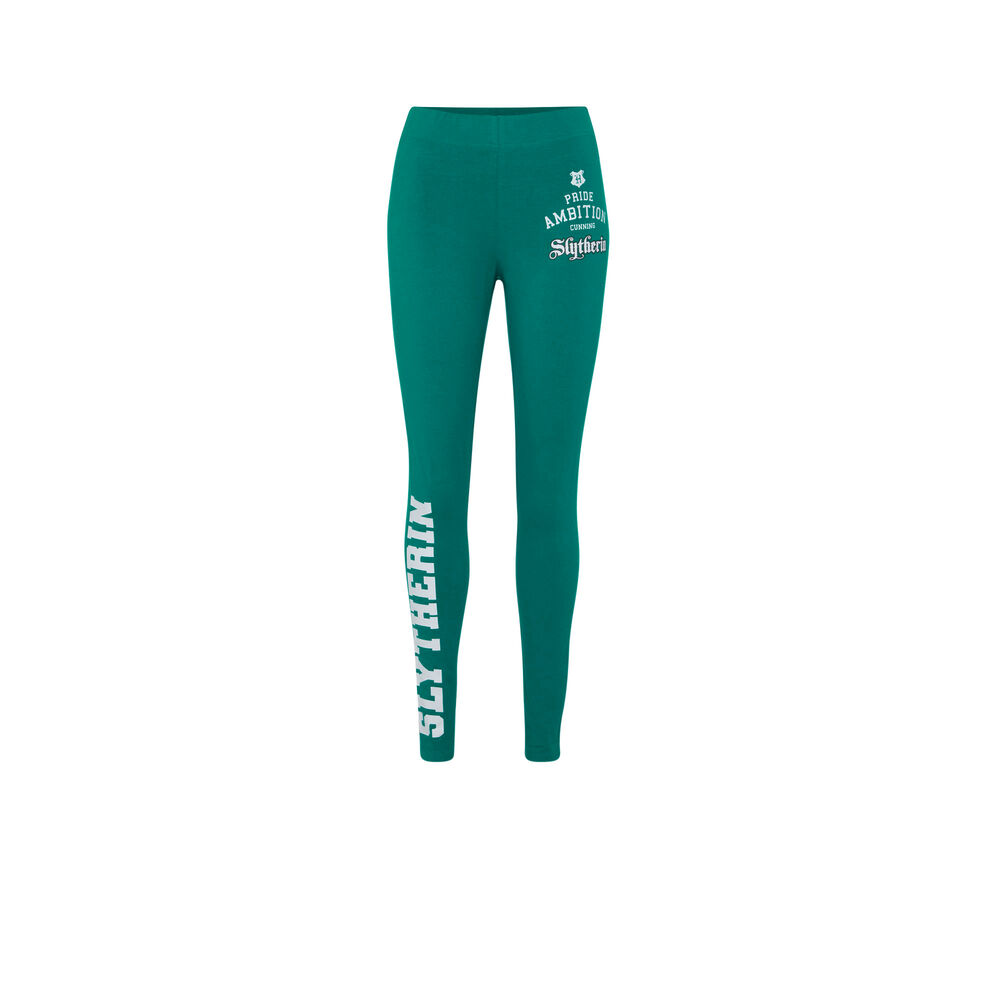 Leggings estampados slytherin - verde verde.