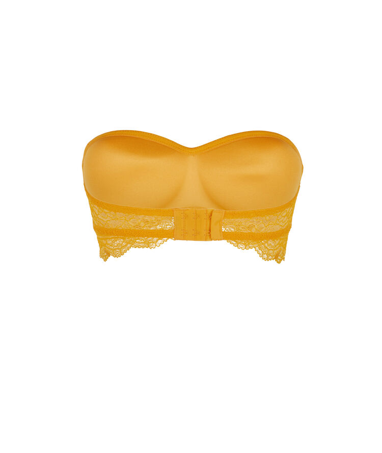 Sujetador sin tirantes azafrán everydayiz naranja.