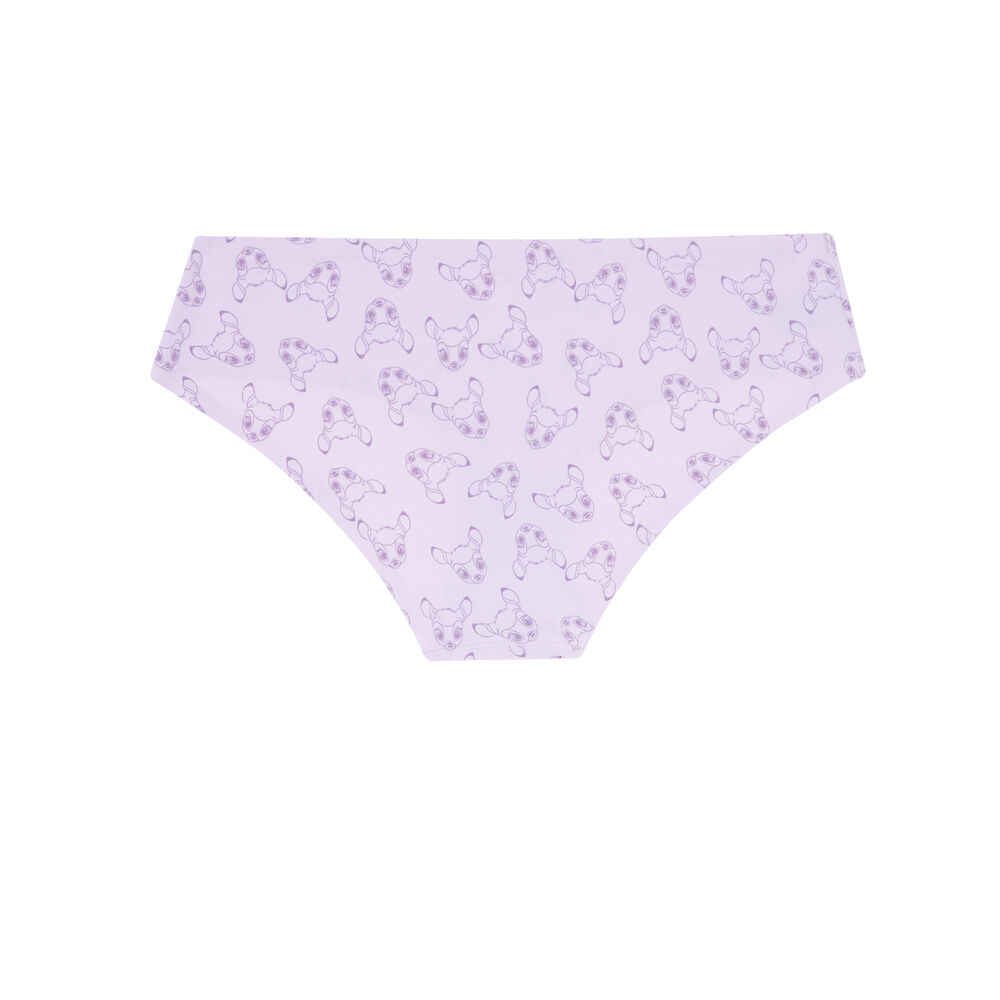 Braguita culotte con motivos de bambi - lila morado.