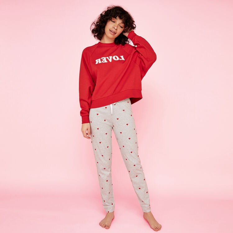 Sudadera roja realoveriz red.