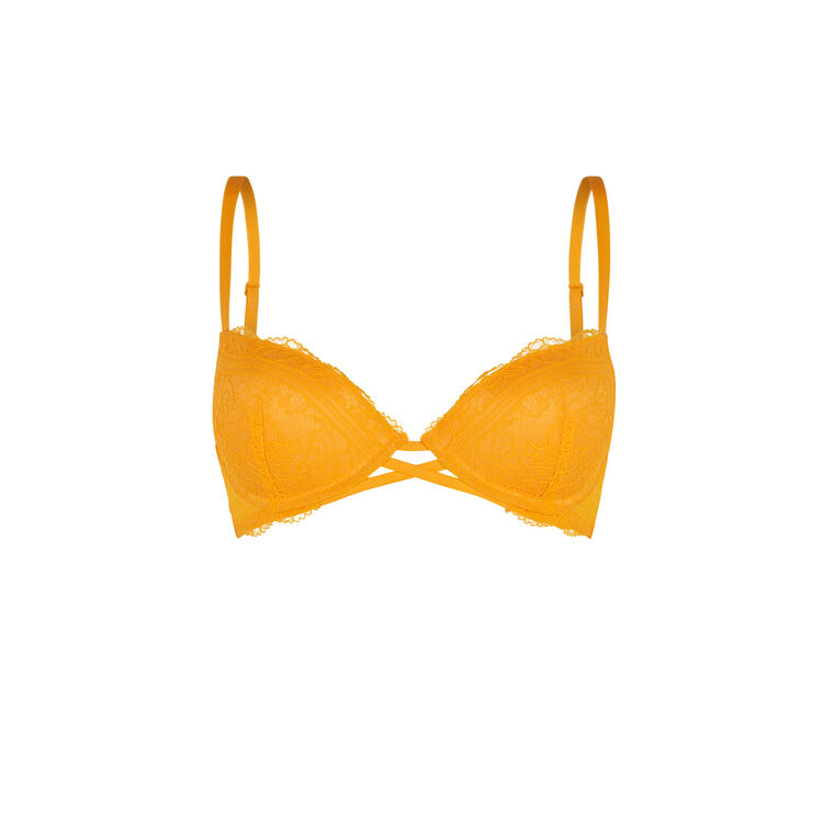 Sujetador push-up azafrán everydayiz naranja.