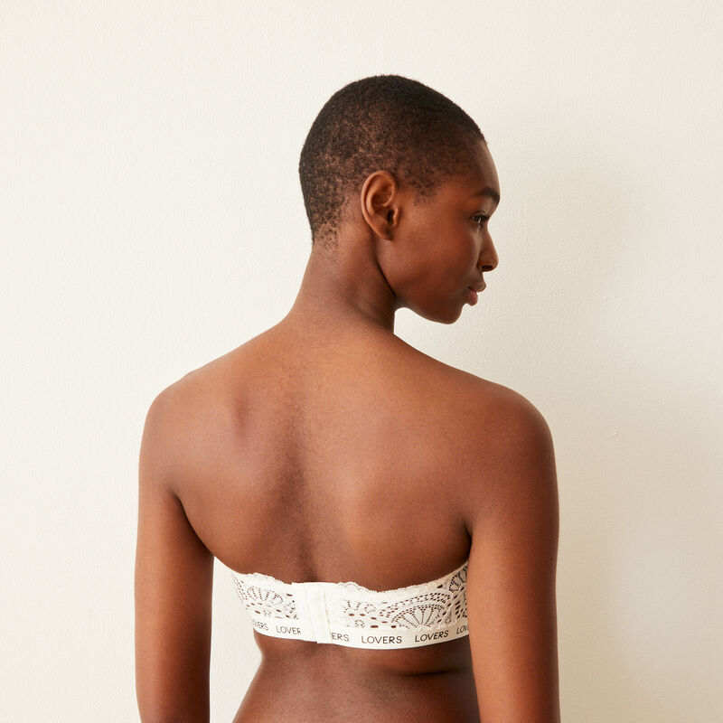 Sujetador bandeau de aumento - blanco Sujetador bandeau de aumento - blanco;