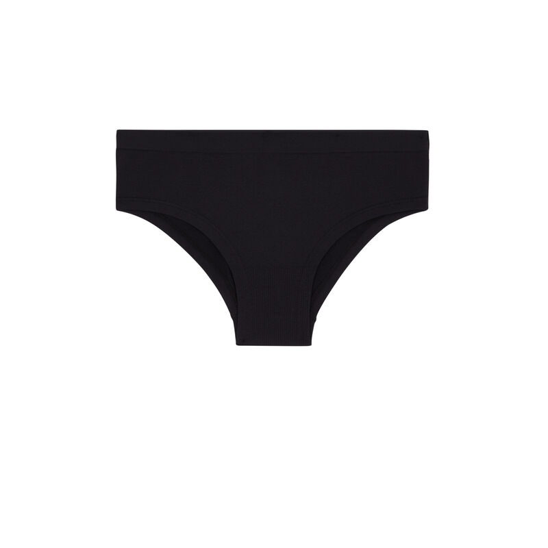 Culotte con mensaje ralcoeuriz negro.