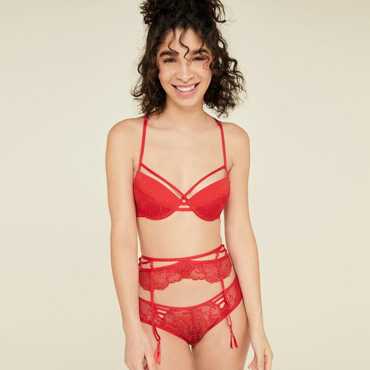 Sujetador push-up rojo shuniz red.