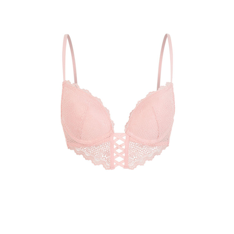 Sujetador corpiño push-up rosa mahaliz Sujetador corpiño push-up rosa mahaliz;