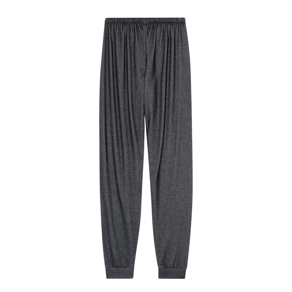 Pantalón acanalado - negro negro.