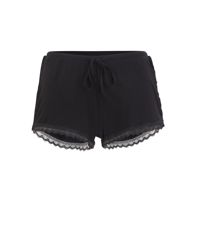 Shorts sidevitamiz negro.
