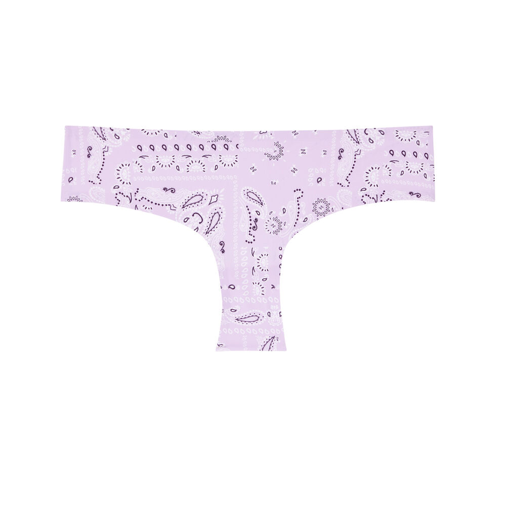 Braguita culotte con motivo de bandana - lila violeta.