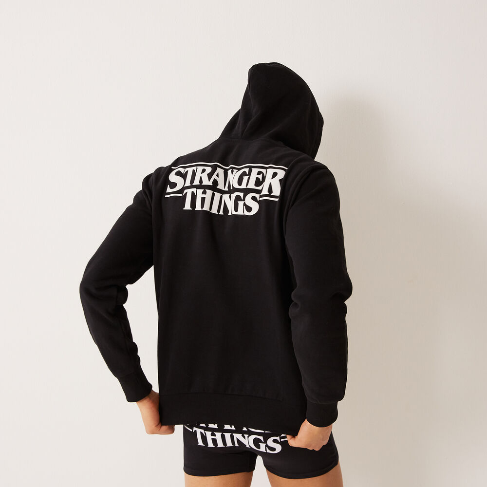 Sudadera stranger things - negra negro.