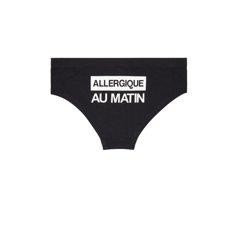 braguita culotte con mensaje allergiz braguita culotte con mensaje allergiz;