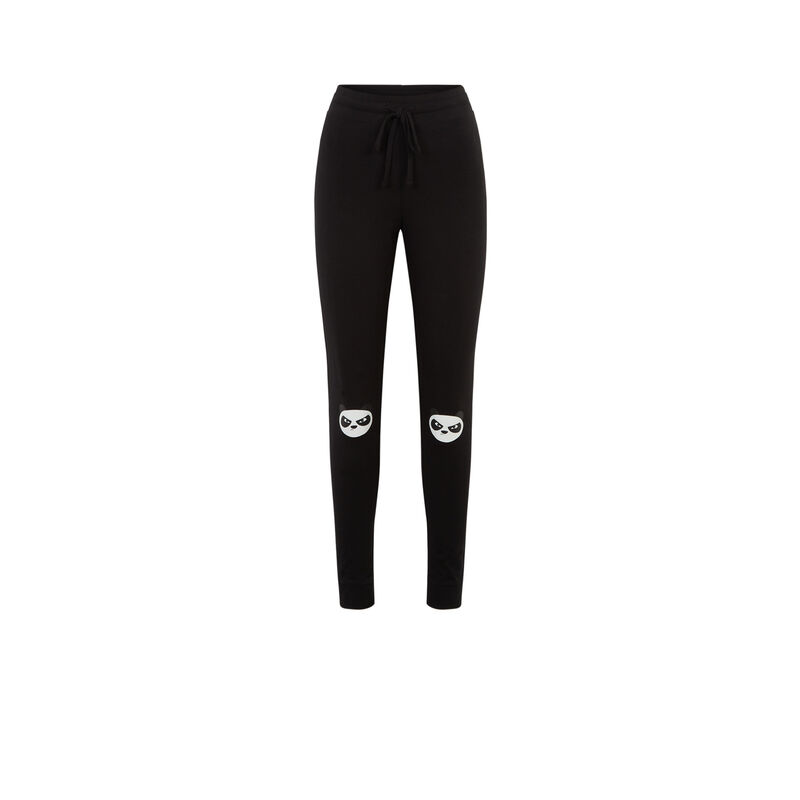 Leggings con motivos de panda - negro Leggings con motivos de panda - negro;