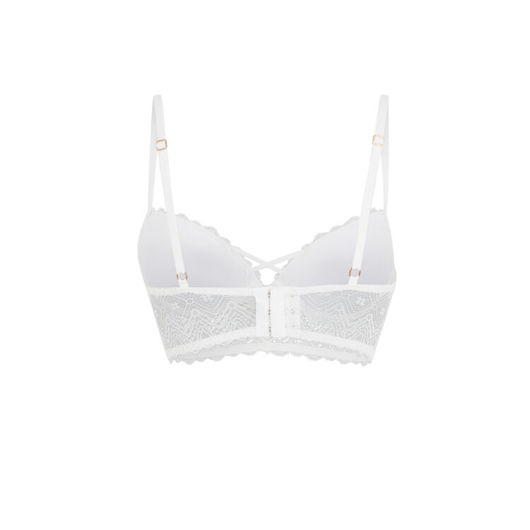 Sujetador corpiño push-up blanco roto horoscopiz blanco.