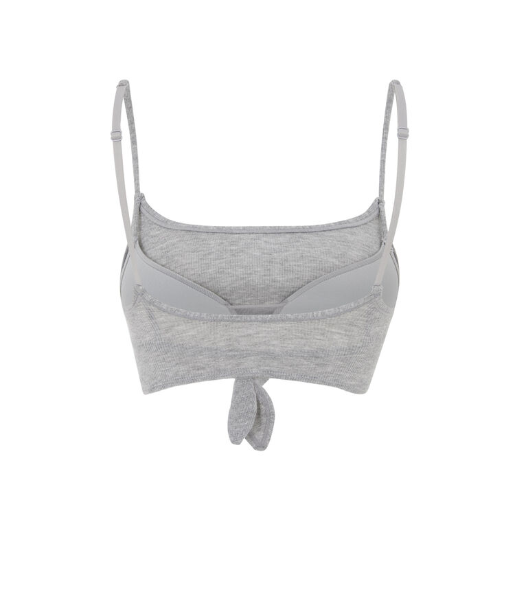 Sujetador push-up gris coziz gris.