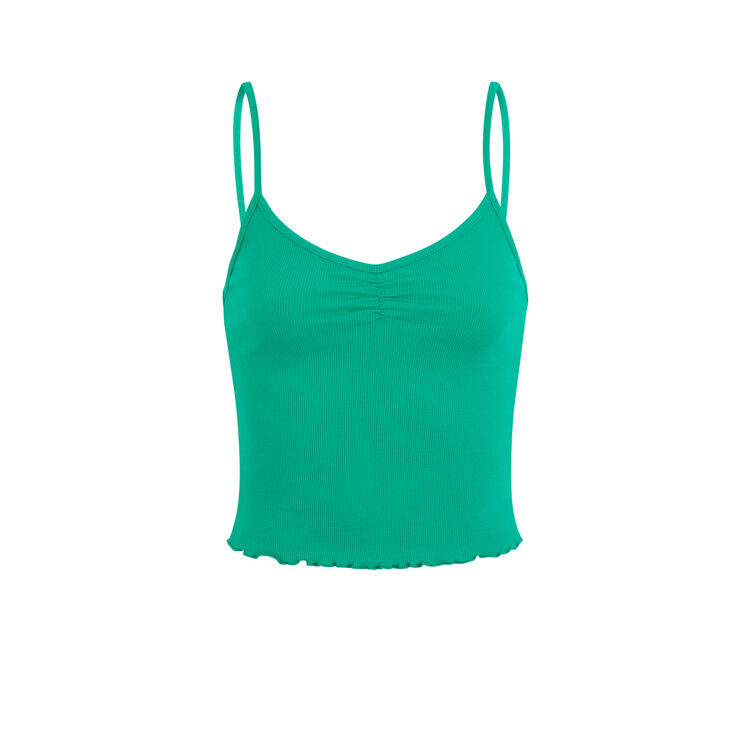 Top verde esmeralda dentebiz verde.