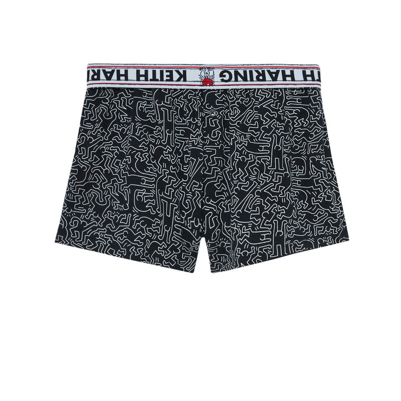 bóxer Keith Haring - negro bóxer Keith Haring - negro;