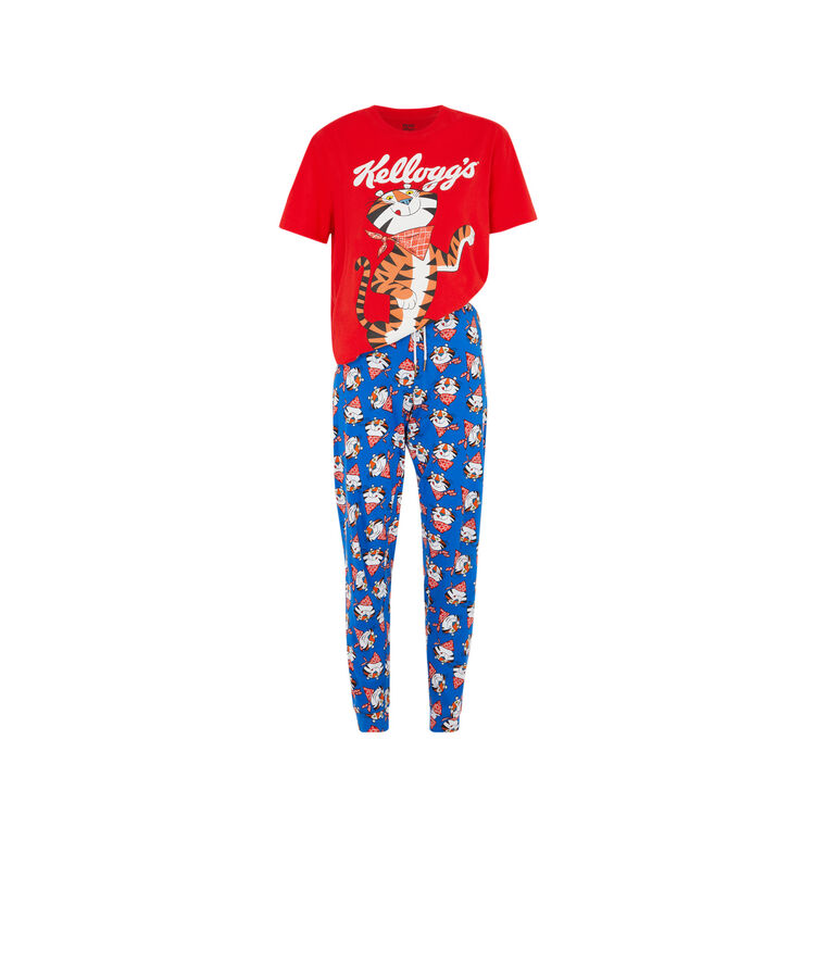 Juego de 2 pijamas licencia kellogg's tonyiz rojo.