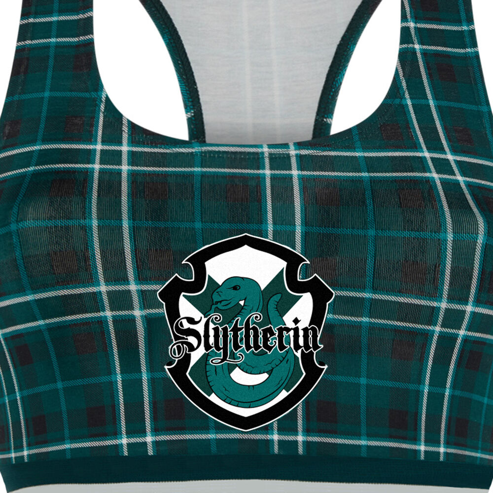 Sujetador casa slytherin - verde verde.