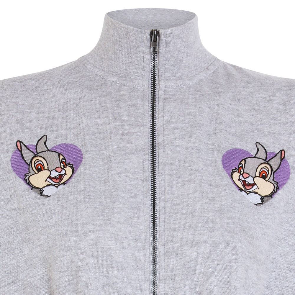 Mono de polar con estampado bunny - gris gris.