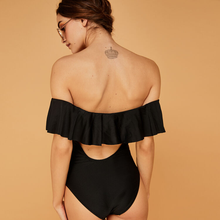 Bañador de una pieza negro sabliz black.