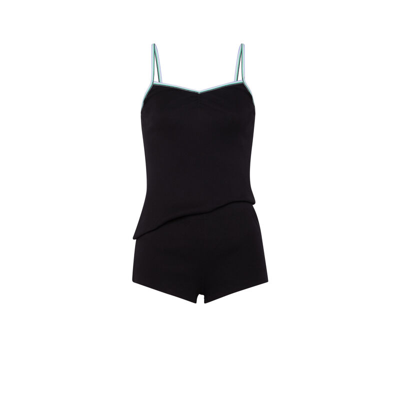 Conjunto de camisola + shorts - negro Conjunto de camisola + shorts - negro;