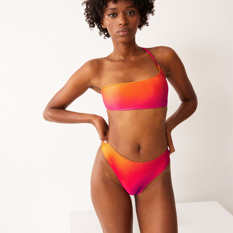 top de bikini deportivo con degradé atardecer - rosa top de bikini deportivo con degradé atardecer - rosa;