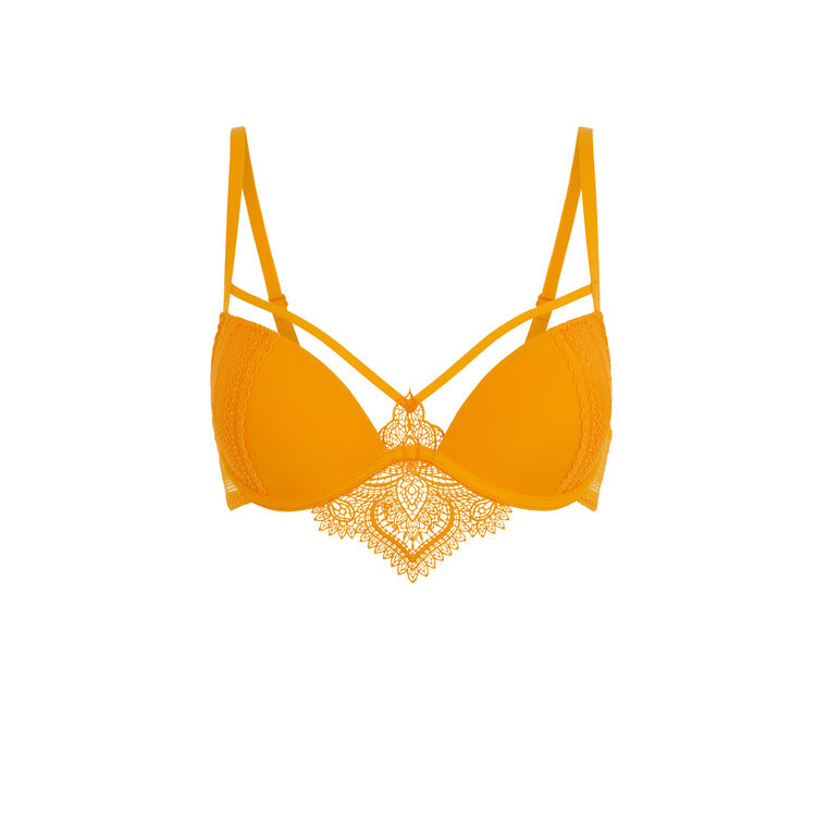 Sujetador push-up ocre tattoogirliz ocre.