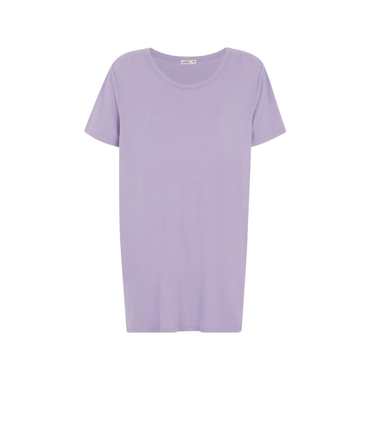 Camiseta larga de manga corta - morado morado.